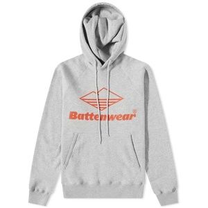 $185 BATTENWEAR REACH UP HOODY GREY SMALL travel shell parka anorak sweatshirt